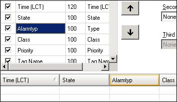 38 Chapter 2 Configuring the Alarm Control Renaming Column Headers You can rename the column headers in the Alarm Control. To rename column headers 1 Double-click the Alarm Control on the canvas.