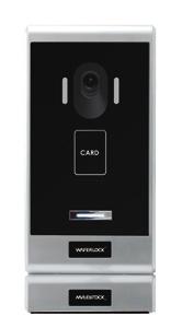video intercom (SIP Server is requested) Keypad touch screen TCP/IP communication & RJ-45 port Auto snapshot LED lighting Built-in Mifare reader LED