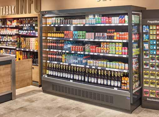 Optimer Low Front Refrigerated plug-in multideck with maximized display area Benefi ts at a glance Consistent store layout Improved energy effi ciency Enlarged product-facing area Standard