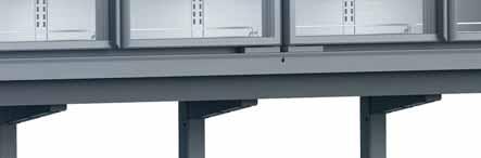 oorspace productivity Standard configuration Internal panels galvanized steel with hard-wearing RAL 9003 white
