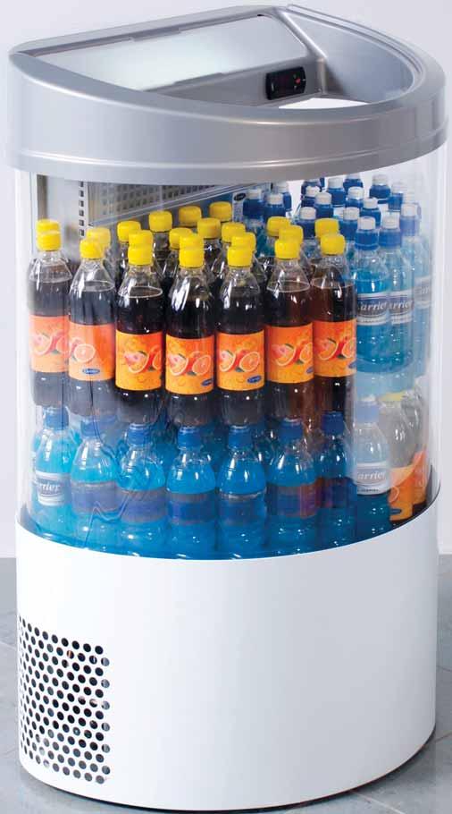 Impulse cooler Bottle cooler for promotion and impulse sales Benefi ts at a glance A point-of-purchase merchandiser and marketing tool like no other High product visibility increases impulse sales