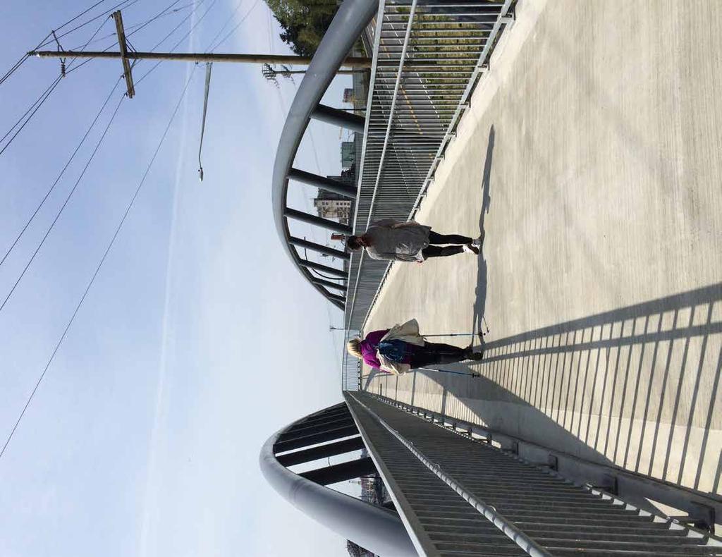The Spirit Trail Overpass connects key segments of the