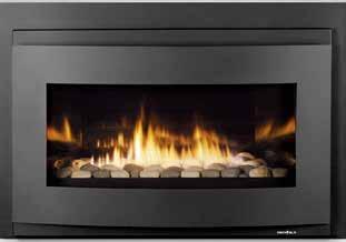 WARMING COMFORT Escape inserts start with a seamless FireBrick interior that is hand-painted by skilled