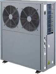Normal water source or air source heat pumps are suitable for 60 C hot