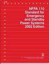 NFPA 110, 2010 Edition Standard for Emergency Power and Standby Systems 235 Chapter 8 Routine Maintenance and Operational Testing 8.1.1 Routine maintenance and operational testing program based on the following: 1.