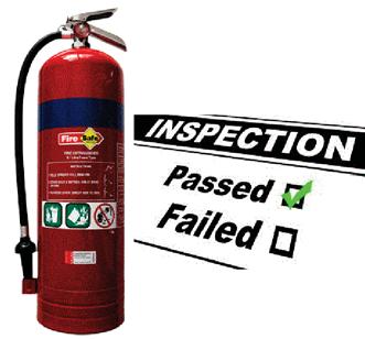 classification placed on front of fire extinguisher 87 Chapter 7: Inspection, Maintenance, and Recharging of