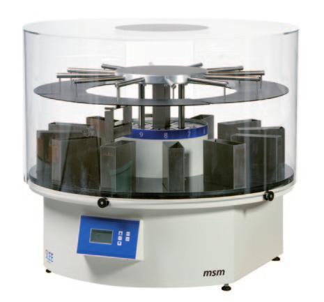MSM Robust carousel tissue stainer The MSM carousel stainer is designed to meet the basic requirements for routine staining in histology and cytology laboratories.