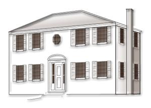 Architectural Style Example: Regency Regency -- Although they borrow from the Georgian's classic lines, Regency homes