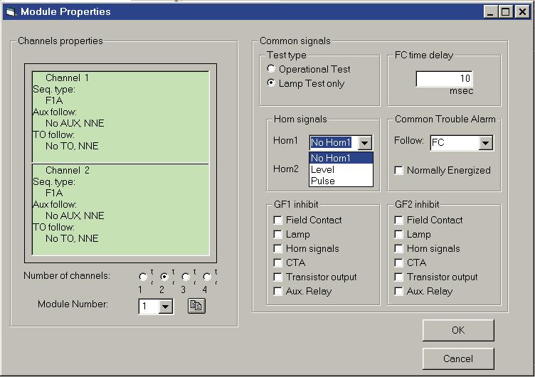 an RS serial connection to the XCA-IM interface module.