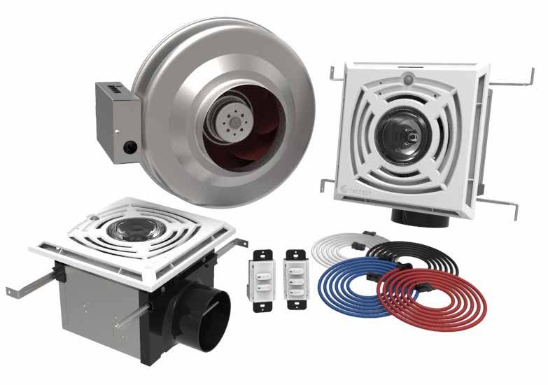 Installation and Operation Manual Item #: 766782 Rev ate: 2016-02-29 Serenity Series Auto Sensing Everything Bathroom Fan Serenity Solo Kit Includes: (1) 4-inch Exhaust Fan (2) 4-inch Pressure