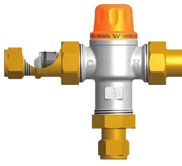 71 52 51 DESCRIPTION The ENWARE AQUABLEND 1500 Solar Thermostatic Mixing Valve is available complete with inlet service fittings.