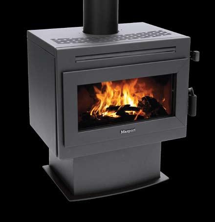 Heats medium to large sized areas Superior heat from a fully lined finned cast iron firebox and triple air combustion system 3-speed fan for faster heat circulation Fitted with masonry brick and