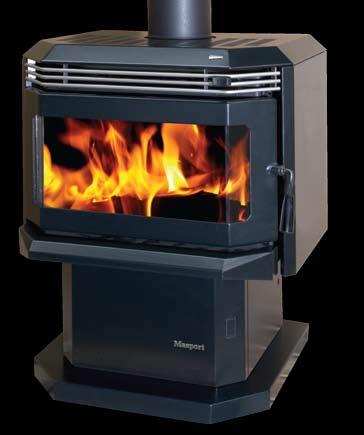 Heats small to medium sized areas Efficiently heats areas up to 190m 2 6mm steel firebox for durability Lined with masonry fire bricks and a steel baffle for efficient burning
