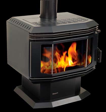 FREESTANDING WOOD - CONVECTION FIRES F10000 With its large capacity and powerful output, the F10000 is a stylish choice for large rooms and open plan spaces.