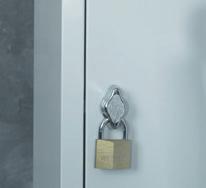 Lockers Name holder fitted to every door Full length door stiffener 1 Door Locker CODE: