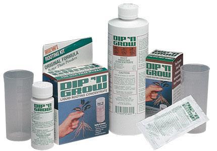 Rooting Hormone A liquid solution is preferred to dry powders.