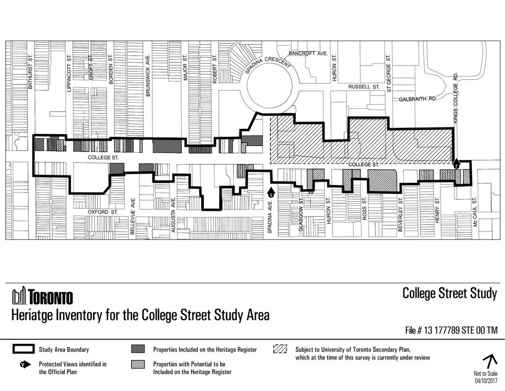 Attachment 4: Heritage Inventory for the College Street Study Area Staff