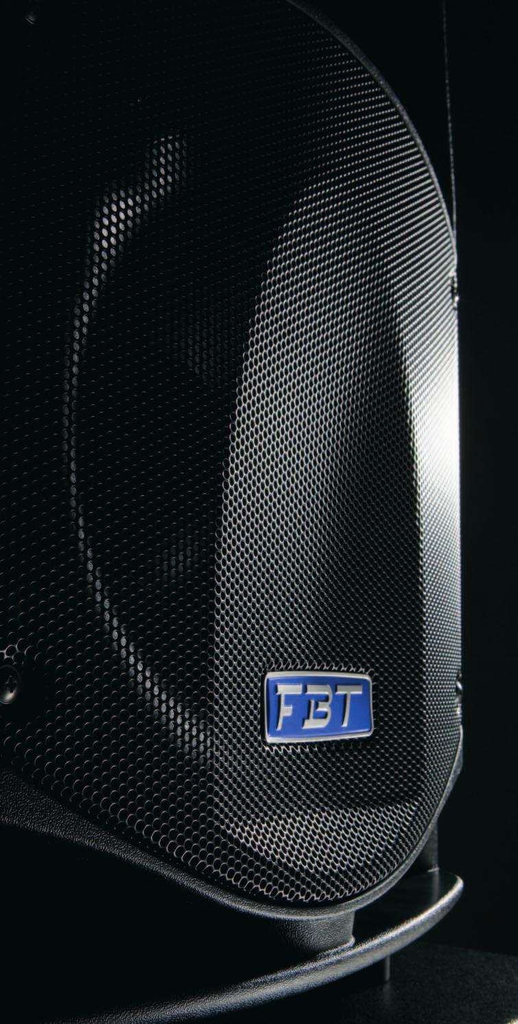 4 Speaker Systems > > New sturdy, gas-injected polypropylene molded enclosures, engineered to contain undesired resonance > > B&C magnet loudspeakers, custom made for FBT > > The latest generation of
