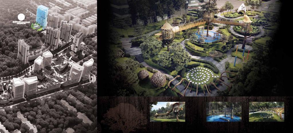 Be Enchanted by the Wonders of Nature 7 2 Parcel 2 Parcel Inwood Residences comes with its very own Enchanted Garden, a delightfully landscaped park that s an amazing blend of man-made artistry and