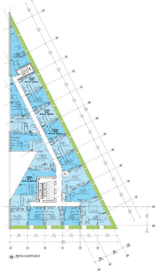 Figure 17: Typical floor plan of rental
