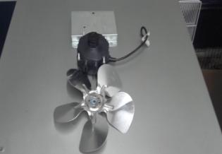 base motor to the fan motor chassis using a 9/32 socket