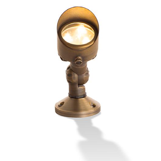 Spotlights AMP ONE ControlPro 500 LED Spotlight Compact & Powerful The Professional s Choice The solid cast brass AMP One Control Pro 300 LED Spotlight is a compact integrated fixture with lumen
