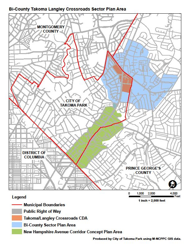 Takoma Park Master Plan (2000) CROZ (2000) MOU developed between City and Montgomery County Planning Board (2001) New Hampshire Avenue Corridor