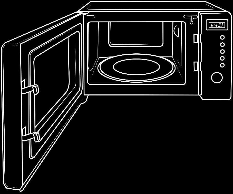 PRODUCT OVERVIEW 4 5 6 2 3 1 7 8 9 10 11 1. Safety interlock latches 2. Door assembly and window 3. Glass turntable 4. Oven cavity 5. Microwave top 6. Wave guide cover (do not remove) 7.