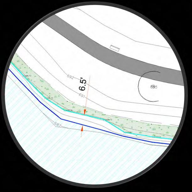 Existing Bench Perimeter Path Identified Wetland Limits Existing Shoreline New Shoreline if