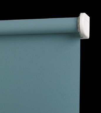 Roller Blinds R40 Sidewinder Features: White plastic / metal brackets for face or top fixing with 36, 53 or 60mm aluminium barrel depending on blind size and fabric weight.