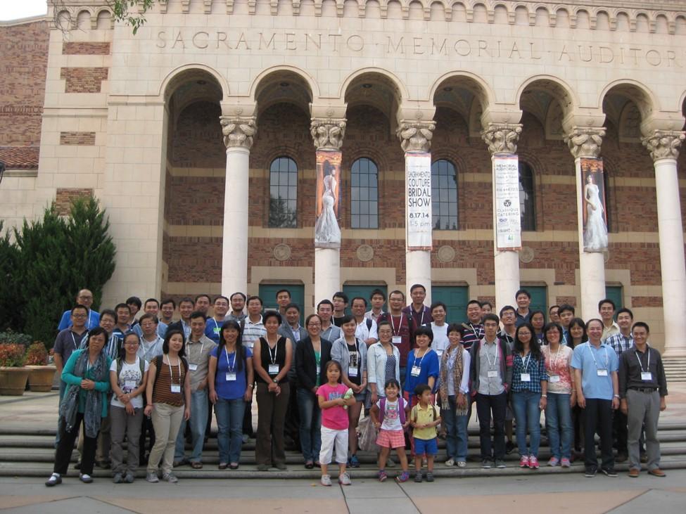 NEWS FROM MEMBERS ESA-AES/SINO-ECO JOINT GATHERING DURING THE 2014 ESA ANNUAL MEETING IN SCRAMENTO, CA On August 12, 2014, during the ESA meeting at Sacramento, CA, ESA-AES and Sino -Eco held a