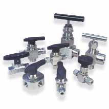 Valves Ultra High Purity Valves Used for HP/UHP applications Both manual and pneumatic