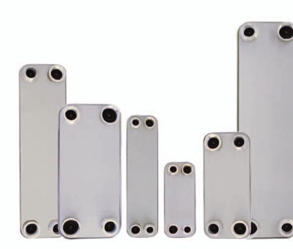 Typical applications for brazed plate heat exchangers are heating, cooling,