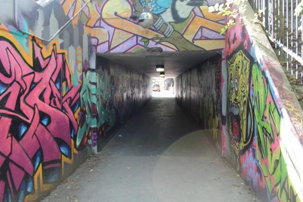 CONSIDERATIONS FOR TUNNEL IMPROVEMENTS What we have heard so far from the public Improve safety of tunnel South side is scary (at night) hidden Graffiti on the walls Tunnel smells & needs better