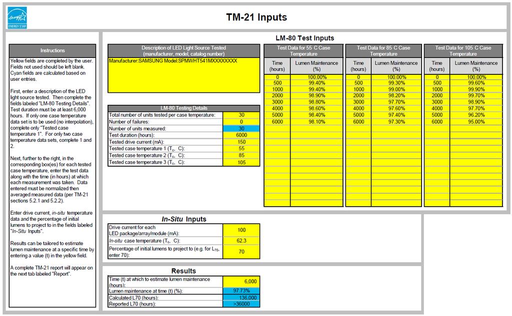 Appendix 2 TM-21 inputs Page 8