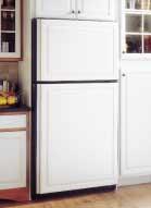 Profile CustomStyle Top-Freezer Refrigerators Installed trim Top-freezer models Designed for today s discriminating consumers.