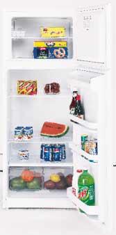 Top-Freezer Cycle and Manual Defrost Refrigerators These models include Two