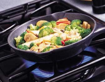 Gas cooktops provide outstanding performance.
