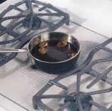 And you ll be Smooth cooktop This revolutionary cooktop eliminates the burner bowls and drip pans typically found on traditional gas ranges.