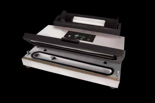 MAXVAC 500 VACUUM SEALER MODEL #1253 Start Button: Press to begin the automatic vacuum and seal process. Vacuum time is controlled by an internal pressure gauge.