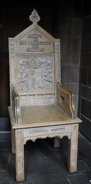 Two typical chairs were: Faldstools & Cathedra made of