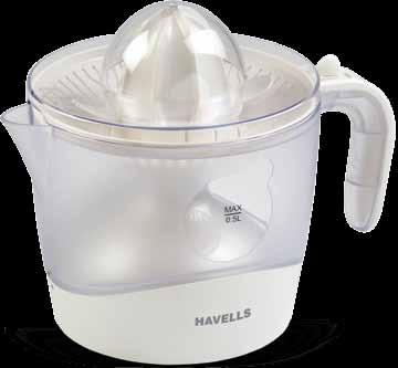 Removeble juice container for easy pouring and cleaning Removable Juice Container for easy pouring and cleaning Clockwise & Anti-Clockwise Rotation for optimum juice extraction 2 Pressing Cone for