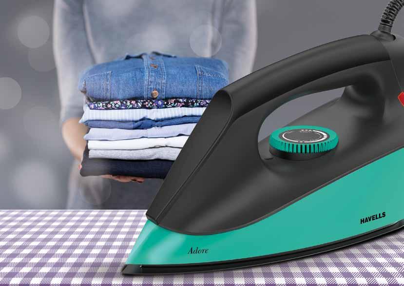 Dry Iron live wrinkle-free with havells dry iron.