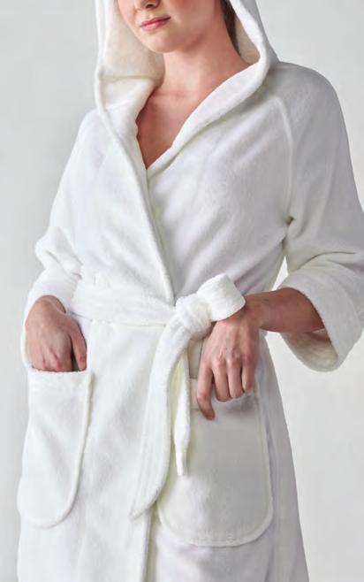 Robes that pamper and caress, making anytime feel like a relaxing day