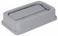 Gray, Red, or White 349-2801 Lid for 2800-2 x 22 sq. Gray, Red, or White 349-4000 Square Huskee** 48 gallon 28-3/4 x 23-1/2 sq.