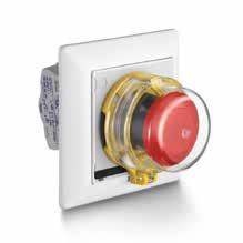 GEZE PROGRAMME SWITCHES GEZE safety switches and buttons Safety switches and buttons used to deactivate the mains power and to enable emergency opening of automatic doors GEZE safety switches are