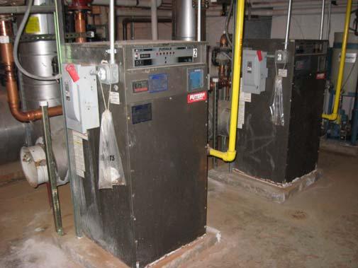 Boilers Used for Domestic Hot Water Generation Domestic Hot Water Storage Tank The boilers are approximately 10 years old and were re-tubed last year.