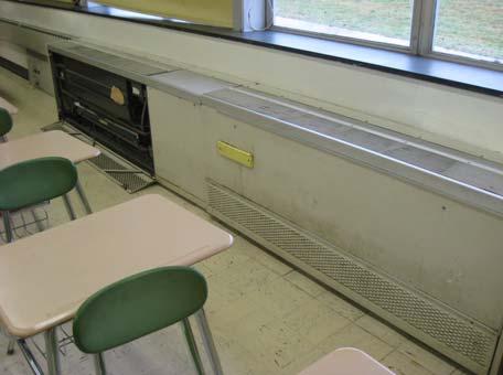 Typical Classroom Unit Ventilator Indoor Air Handling Unit Horizontal Configuration