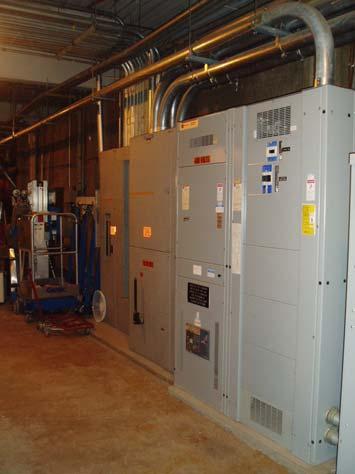 The 1999 equipment feeds the 1965 equipment via a 500 kva indoor-pad mount dry-type transformer (see Figure E-2)