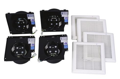 Value Series Models Options & Accessories Contractor Packs For simple installation, the PCV50 and PCV80 are available as four packs with the fan housings ready for installation first, then after the